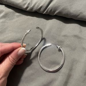 Swarovski Diamond hoop